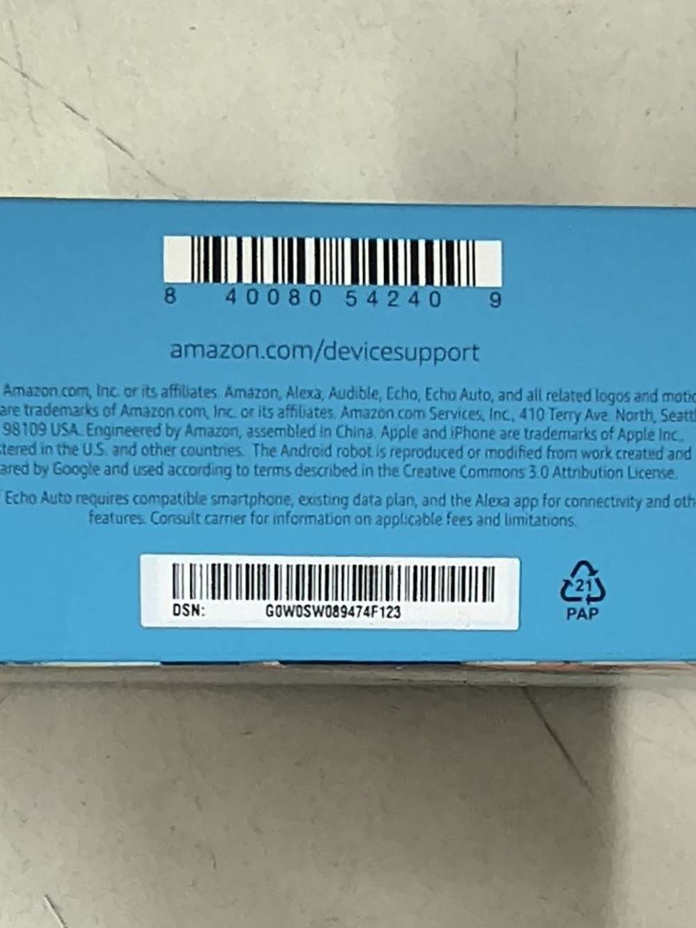 Amazon Echo Auto First Generation New In Box - Picture 3 of 4
